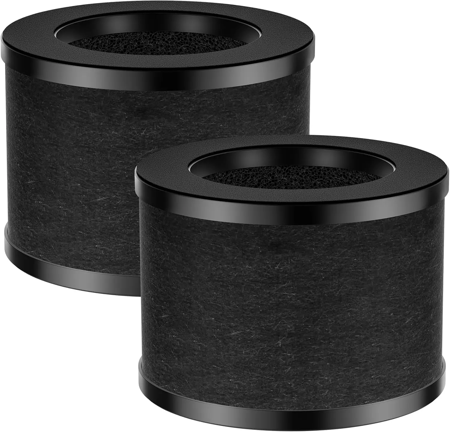 TZ-K1 3-in-1 Upgraded Replacement Filters (2 Pack, Black) for FreAire, VOOPNU DH-JH12, ToLife, MK01 & MK06 Air Purifiers – Pre-Filter & Activated Carbon Filtration