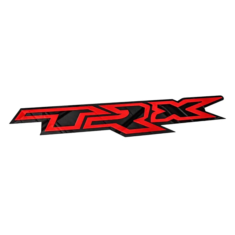 DPT Motorsports Metal Grill Emblem Badge – Red 'C' Letter, Polished, 26mm Height