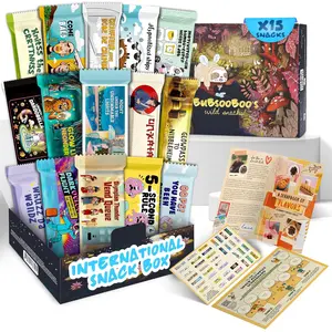 Fairy Tale Themed Snack Box, 12 Full Size International Treats Variety Pack with Turkish Candies, Unique Experience Gift Box