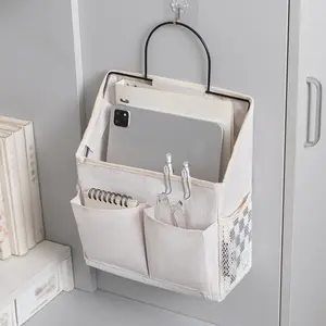 Fabric Storage Hanging Bags Available in Single Or Double Packs, Wall-Mounted Storage Pockets for Dorm Rooms, Door-Hanging Organizers, Wall-Mounted Storage Bags with Pockets, And Upgraded Gray Hanging Storage Baskets for Dorms, Bathrooms