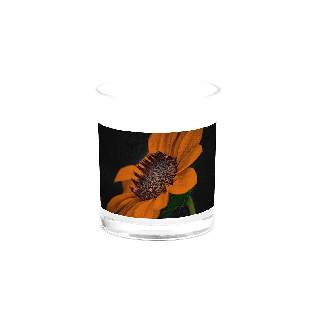 Orange You Glad Sunflower Candle