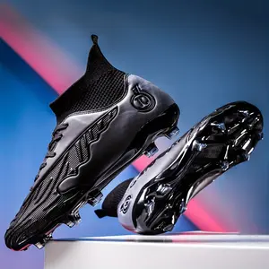 High-value Appearance Fashionable Popular High-top Sports Spikes Football Shoes, Lightweight, Anti-slip, and Wear-resistant for All Seasons