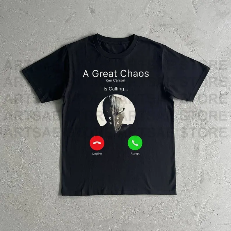 Ken Carson AGC Incoming Call Heavy Cotton Tee Shirt - Ken Carson A Great Chaos Tshirt