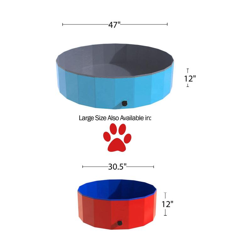 Petmaker Portable Dog Pool for Large Dogs