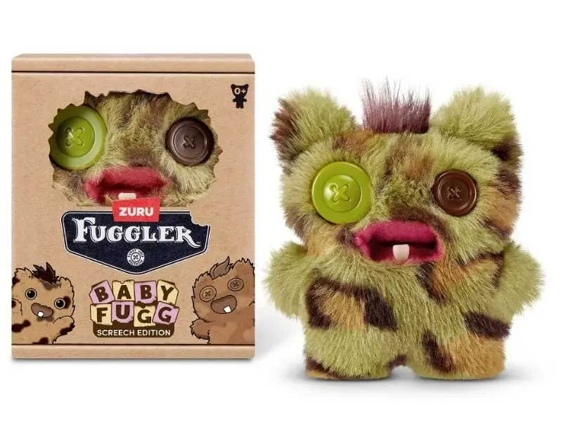 Fuggler Baby Fugg Screech Edition 3.5"-Screech (Green & Brown) Fuggler Baby Fugg Screech Edition 3.5"-Screech (Green & Brown)