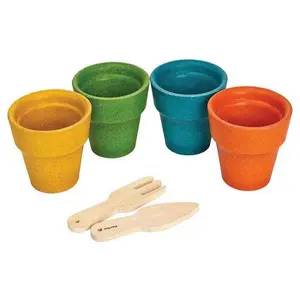 A 4-Flower Pot Set