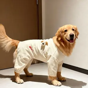 Dog Clothes, Warm 3D Puppy Four-Legged Suit Suitable For Large, Medium And Small Dogs.