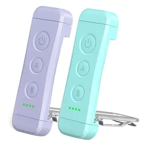 [2 Pack]Glocusent USB Rechargeable Book Light for Reading in Bed, Portable Clip-on LED Reading Light, 3 Amber Colors & 5 Brightness Dimmable, Compact & Long Lasting, Perfect for Book Lovers, Kids