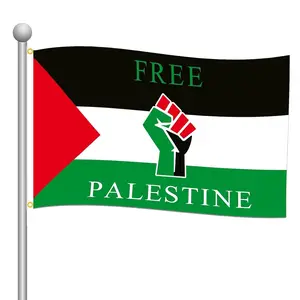 3x5 ft Palestine Flag with Brass Grommets for Indoor and Outdoor Use