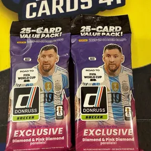 (TWO) 25-26 PANINI DONRUSS SOCCER ROAD TO THE WORLD CUP VALUE PACKS