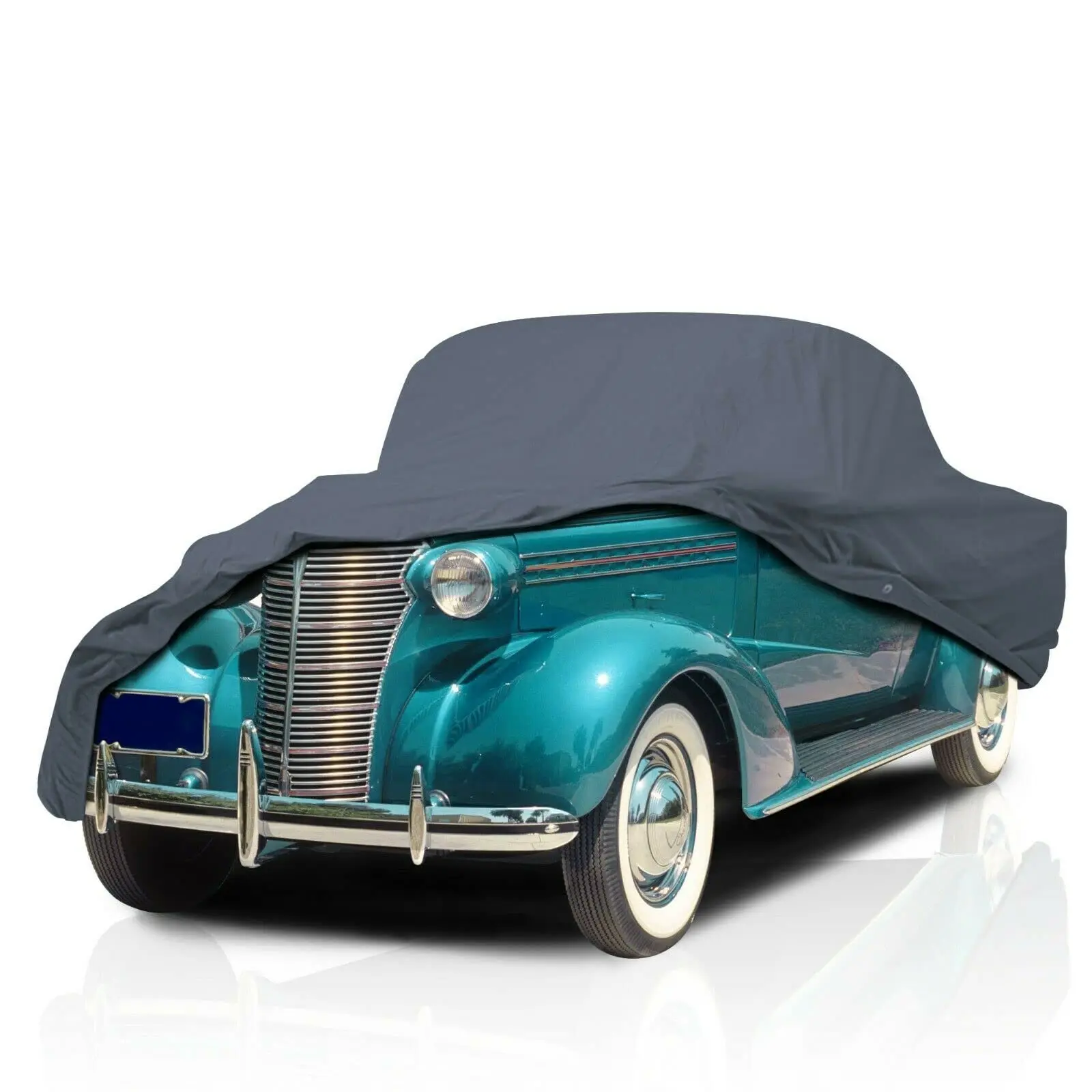 Lightweight Plus Car Cover for 1932 Cadillac 355 B Hardtop 4-Door Semi Custom Fit Breathable Scratch, Dust, Shield, Gray