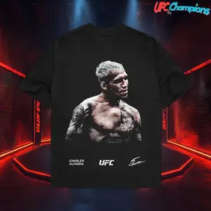 CHARLES OLIVEIRA TEE , Boxing T-shirt, Boxer Tee, Sports Shirt, UFC Shirt, MMA Shirt, Workout T-shirt, Gift for Him Gift For Her Hoodie Sweatshirt