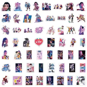 55 Pcs Huntress Group Stickers Decorative Journal Supplies Water Bottle Computer Waterproof Decals, Cute Cartoon Design, Anime Design