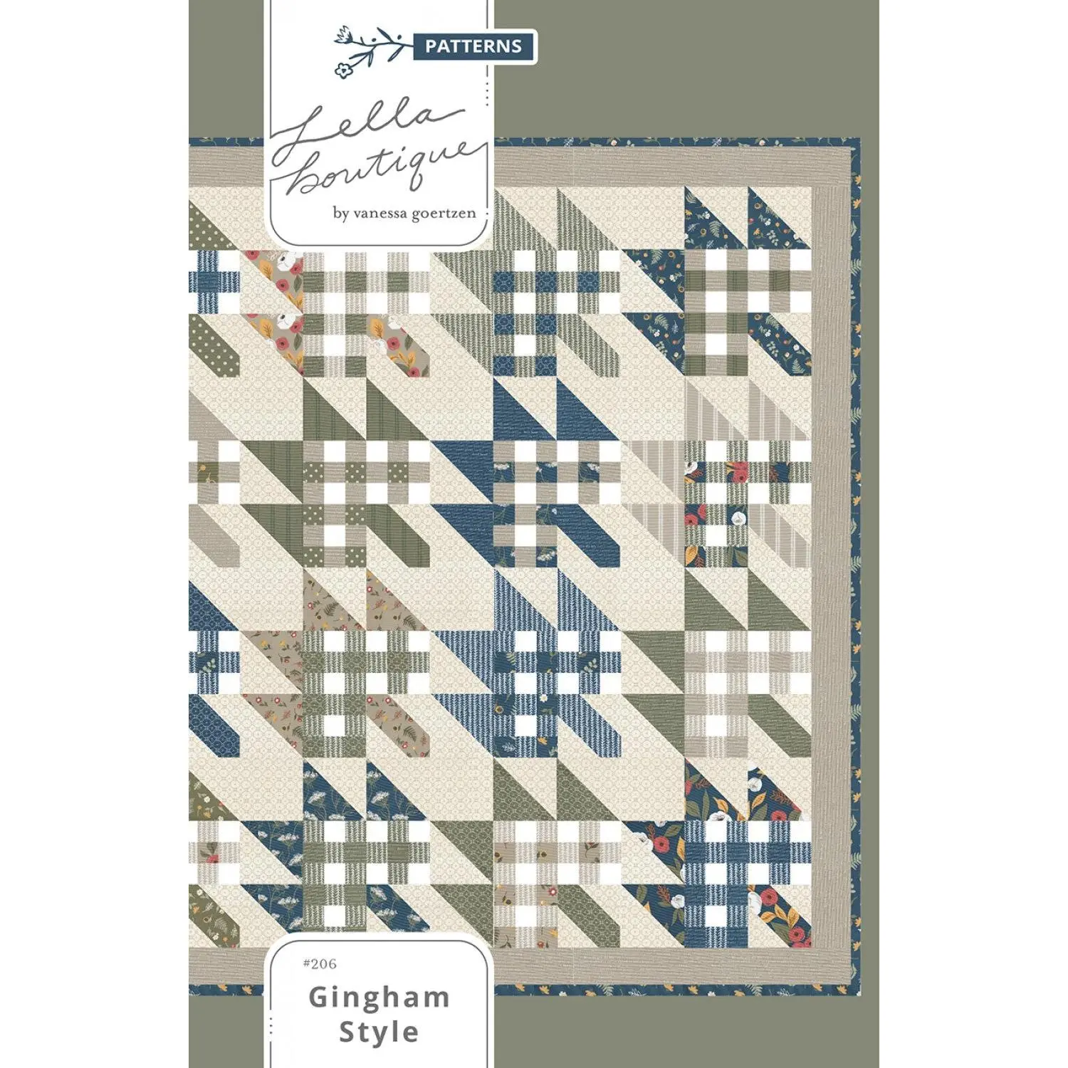 Gingham Style Quilt Pattern