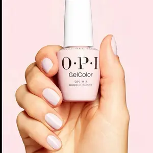 OPI GelColor - I’m a Bubble Bunny 0.5 oz Milky Pink Sheer gel nail care nail art S061
