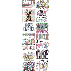 EASTER (2) PREMADE GANGSHEET  - 22X60 DTF Film Transfer dtf transfer