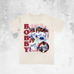 Bobby Witt J T-Shirt – Baseball Player Collage Graphic, Perfect Gift for Fans and Baseball Lovers, Men's Cotton Tee