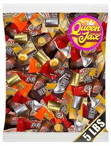 Assorted Chocolate Candy Variety Pack - 5 Lb Bulk Candies Chocolate Mix - Bulk Mini Chocolates Candy Bars Individually Wrapped Candies