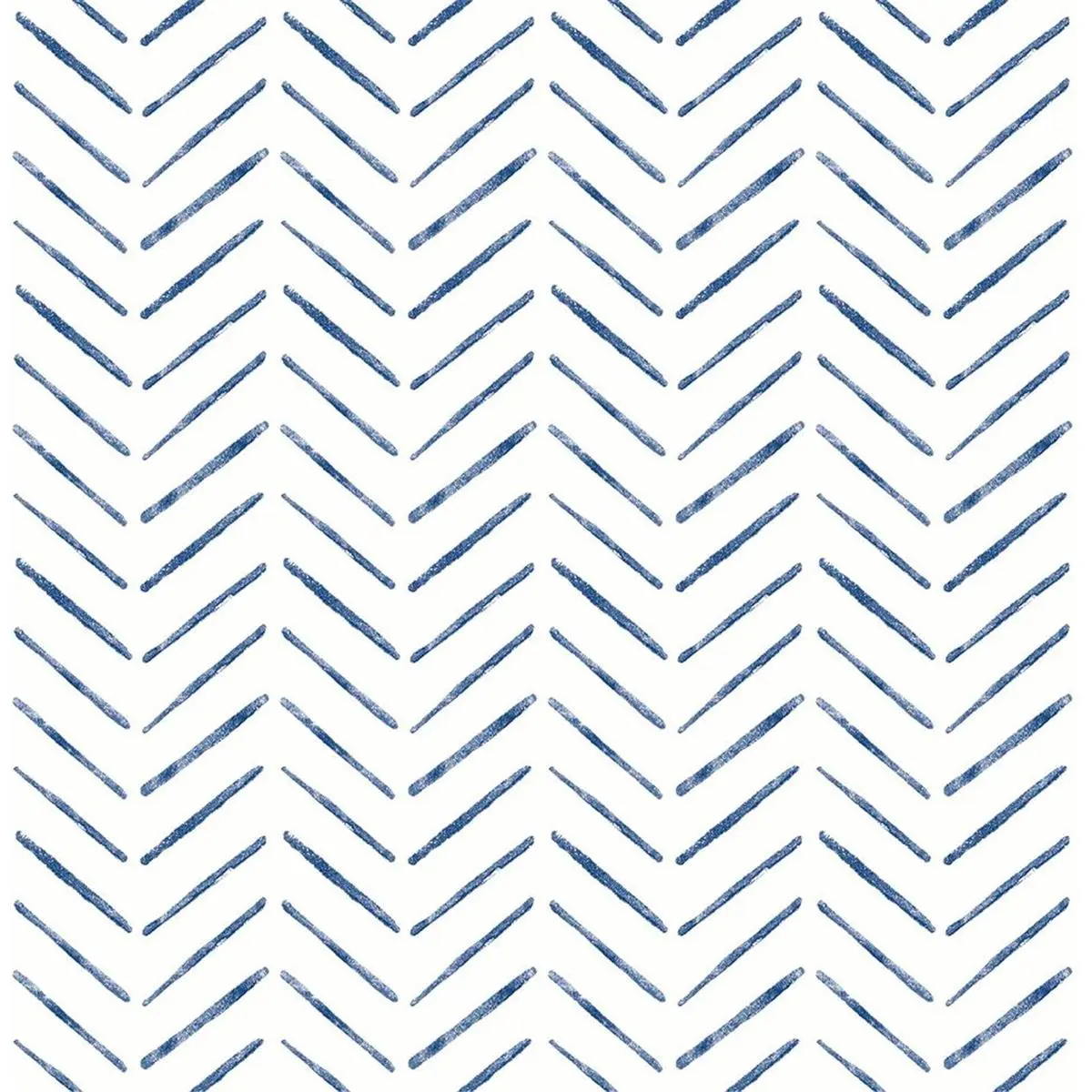 212 MAIN Self-Adhesive Peel & Stick Vinyl Wallpaper, Indigo Modern Chevron Pattern, 20.5x18 ft Roll, Easy-Apply DIY Projects Home Decor for Adult Bathroom Blank Wall Solutions