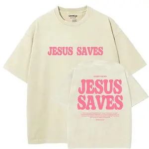 John 3:16-17 - Jesus Saves Shirts | Graphic Tee Shirts Designed For Both Men and Women Cotton Man