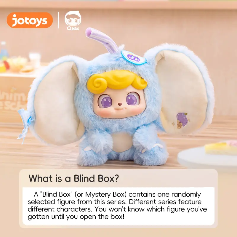 Jotoys Q KID Animal Preschool Plush Series Blind Box - Cute Soft