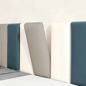 Self-Adhesive 3D Foam Wall Panel, Waterproof, Anti-Collision, Soundproof, Thick Design, Multiple Colors, Easy Bedroom Decoration