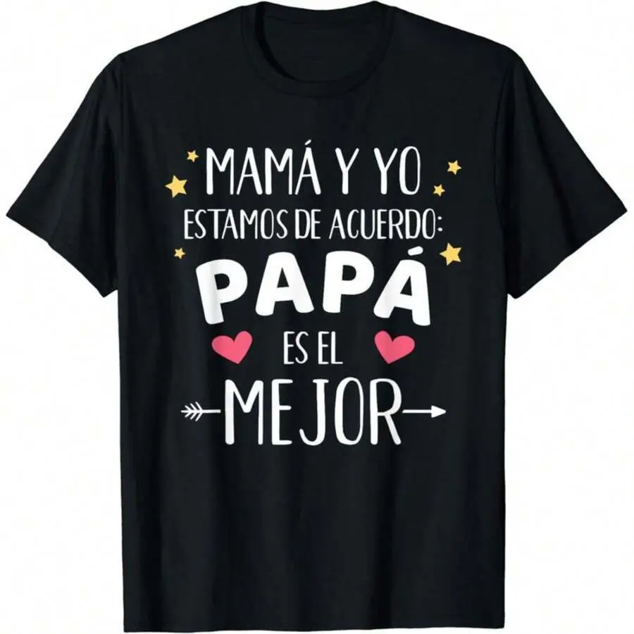 Men's PAPA Graphic T-Shirt, Soft Cotton Menswear with Round Neck, Relaxed Fit Digital Print Streetwear, Ideal Father's Day Gift, Casual, Tshirt, Father's Day Gift For Dad, Custom Orders, Loose-Fitting, Shortsleeve, Top, Twill, Graphic Print, Fitted, Crew,