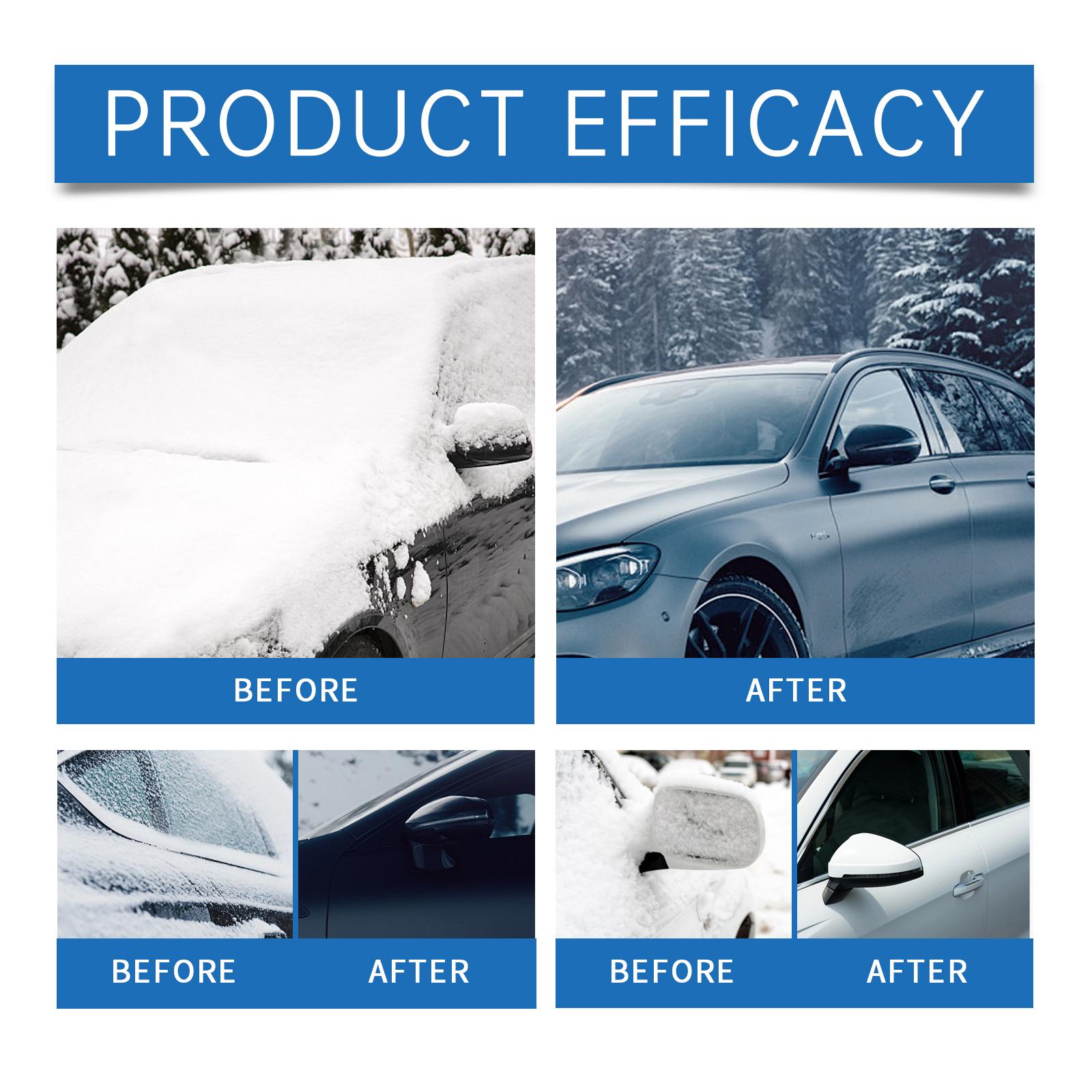 Car Snow Removal Spray - 100ML Powerful Quick Defrosting Solution for Windshields & Windows - Efficient Ice Melting Formula Car Snow Removal Spray - 100ML Powerful Quick Defrosting Solution for Windshields & Windows - Efficient Ice Melting Formula