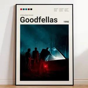 Goodfellas Poster, Goodfellas Print, Movie Poster, Living Room Wall, Film Poster, Movie Art, Unframed 29142, Decoration Photo