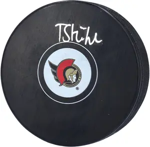 Tim Stutzle Ottawa Senators Autographed Hockey Puck - Fanatics Authentic Certified