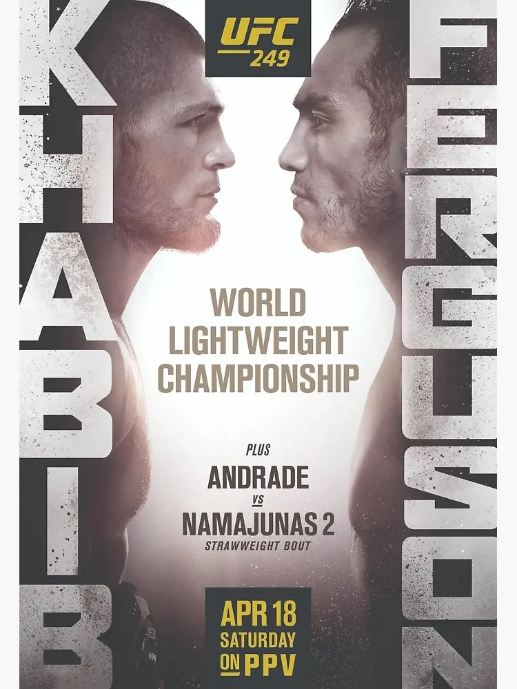 UFC 249 Sticker