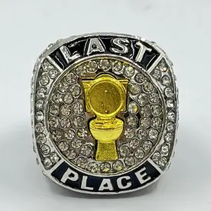 Last Place Loser Trophy Ring Last Place Award Gift last  Championship Rings Toilet Bowl ring  fantasy football rings gift for fantasy football loser