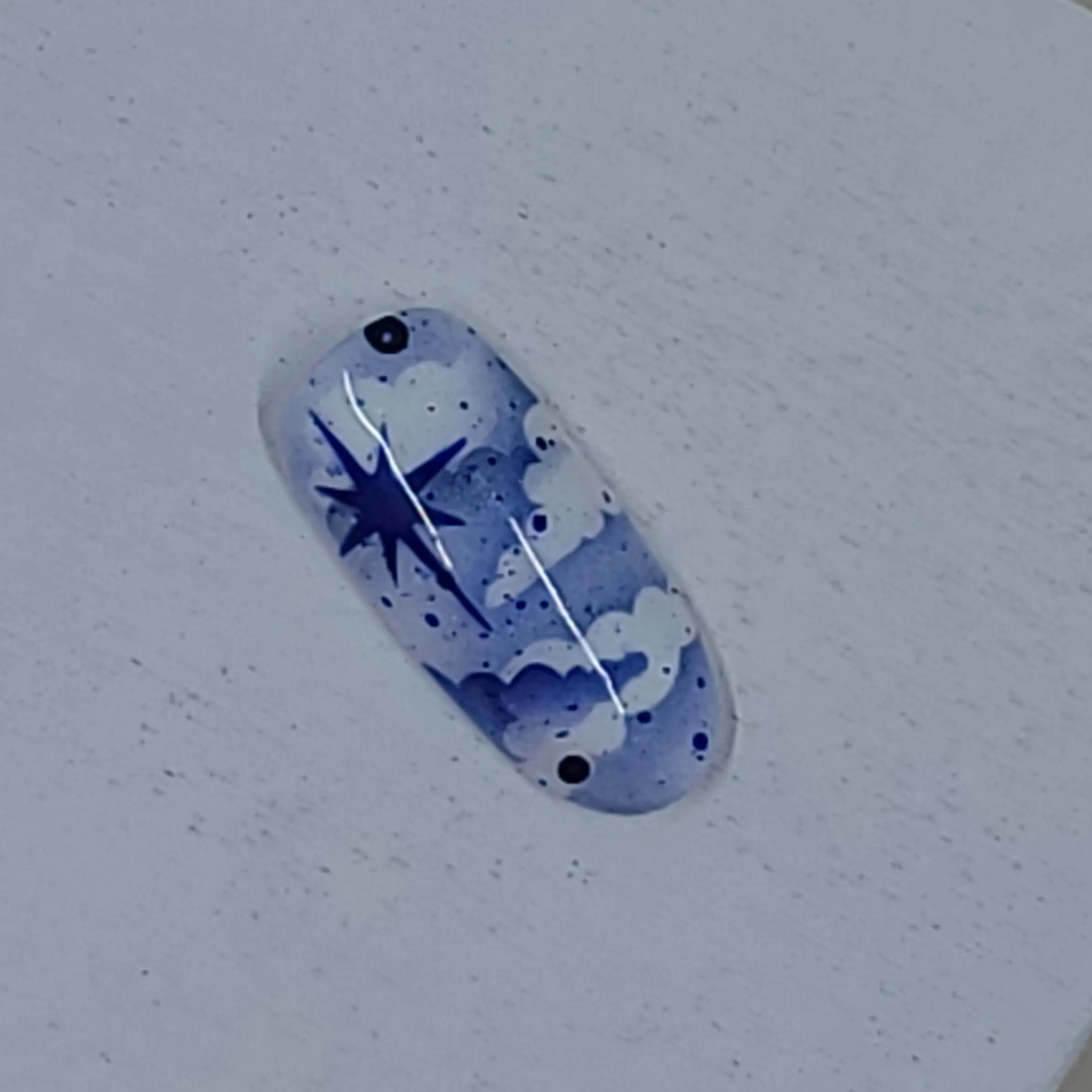 Clouds - Airbrush Nail Stencils
