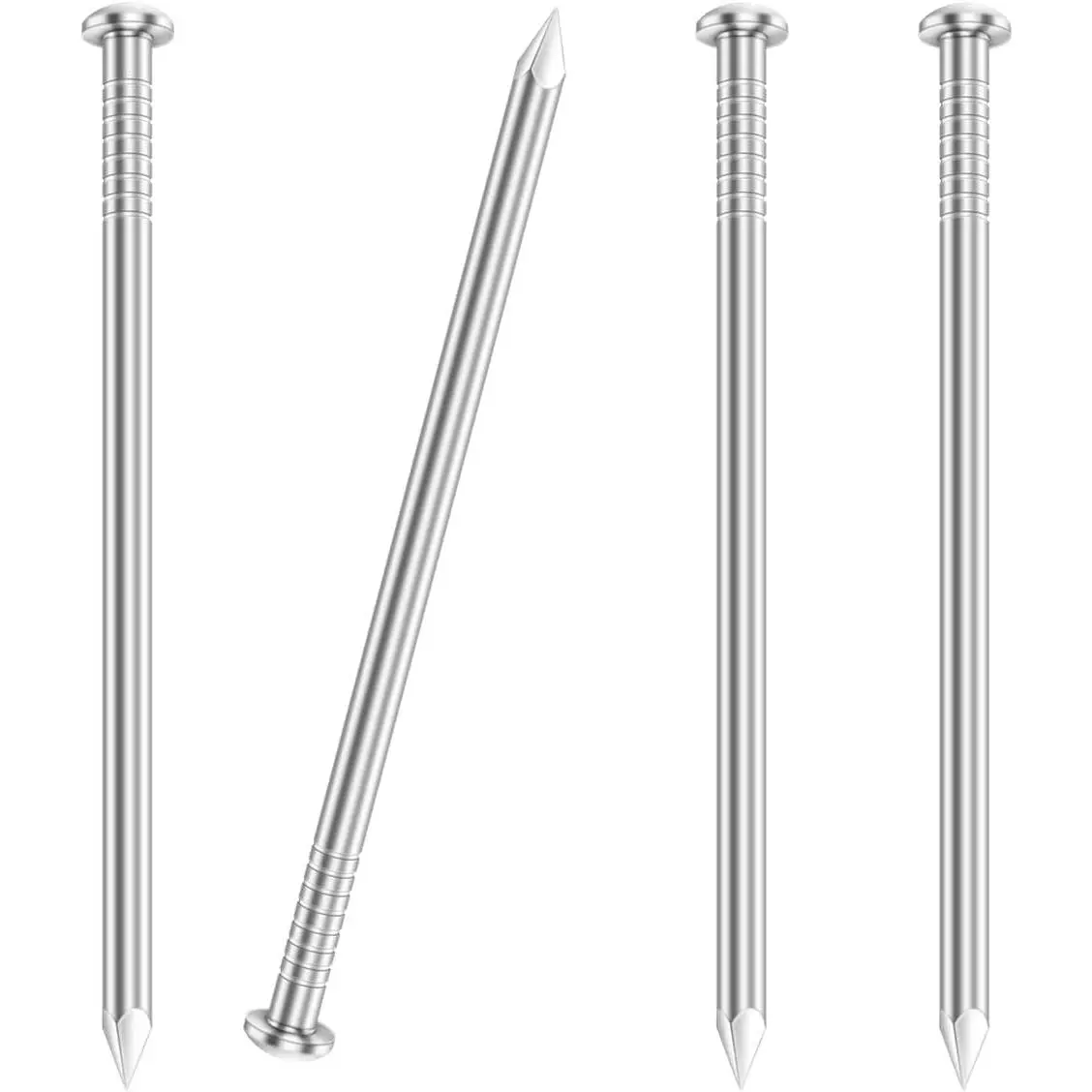 55 count 304 Stainless Steel Hardware Nails, 1-1/2 Inch Flat  Nails for  Pictures, Picture  Nails, Small Nails, Wall Nails,  Nails, Finishing