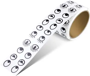 2000 count Eye Stickers Labels, Googly Eyes Self Adhesive Eye Stickers, Eyes for Crafts for DIY  Arts and Crafts Toys and  Decoration Black and White
