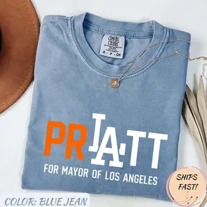 Comfort Colors Pratt for Mayor Los Angeles 2026 T Shirt