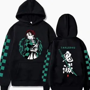 2025 Autumn/Winter Tanjiro Kamado Men's and Women's Sportswear Devil Killer Anime Plus Size Hoodie Y2k Harajuku Casual Hoodie