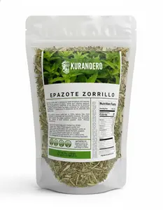 Kurandero Epazote Zorrillo 4 oz Dried Botanical for Traditional Herbal Use Sealed for Freshness and Quality in 4 oz Bag