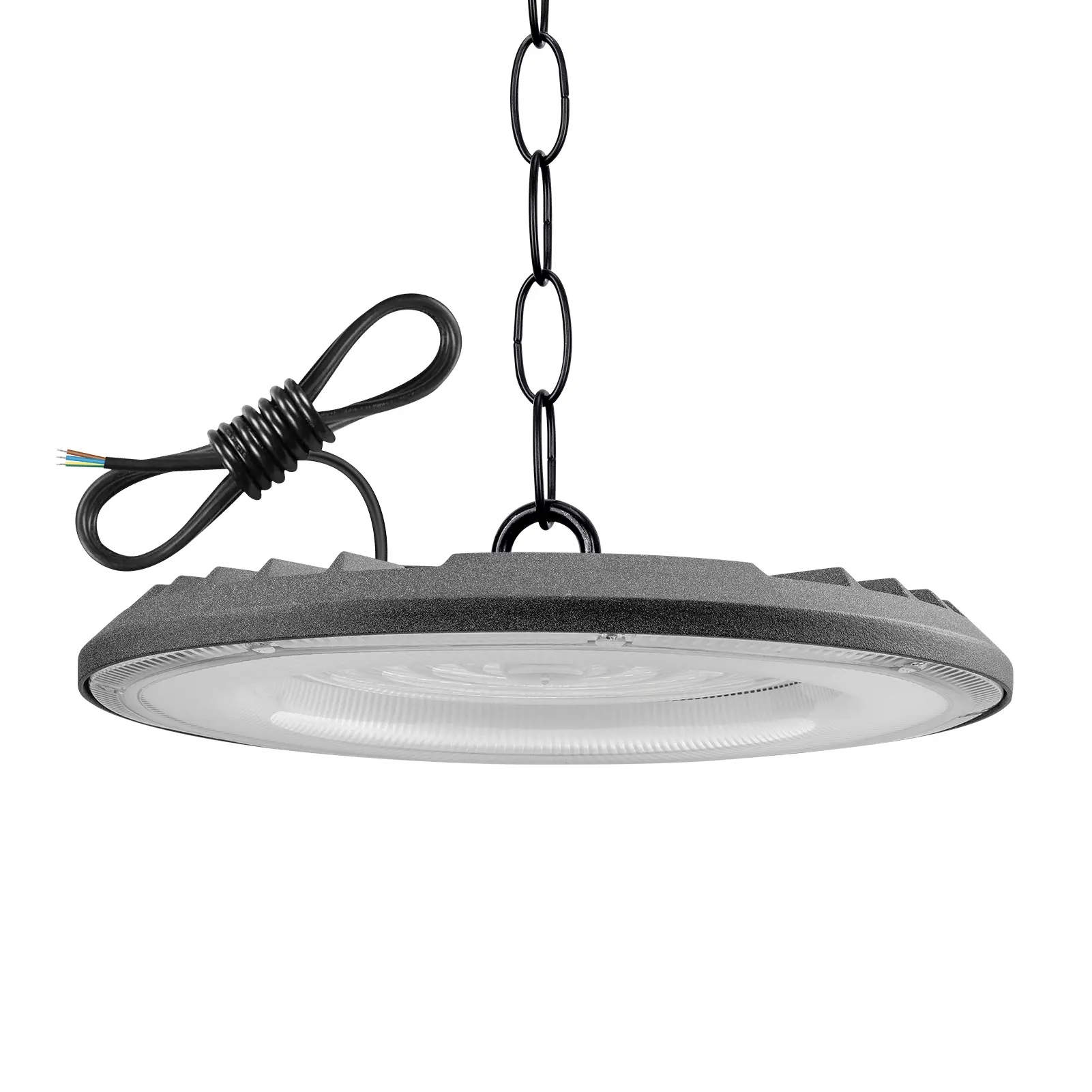 UFO LED High Bay Light, 200/300/500W LED Shop Lights with 5ft US Plug, IP65 Waterproof, 6500K Commercial Bay Lighting for Warehouse Garage Workshop Factory