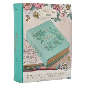 My Promise Bible Teal Faux Leather Hardcover KJV king james