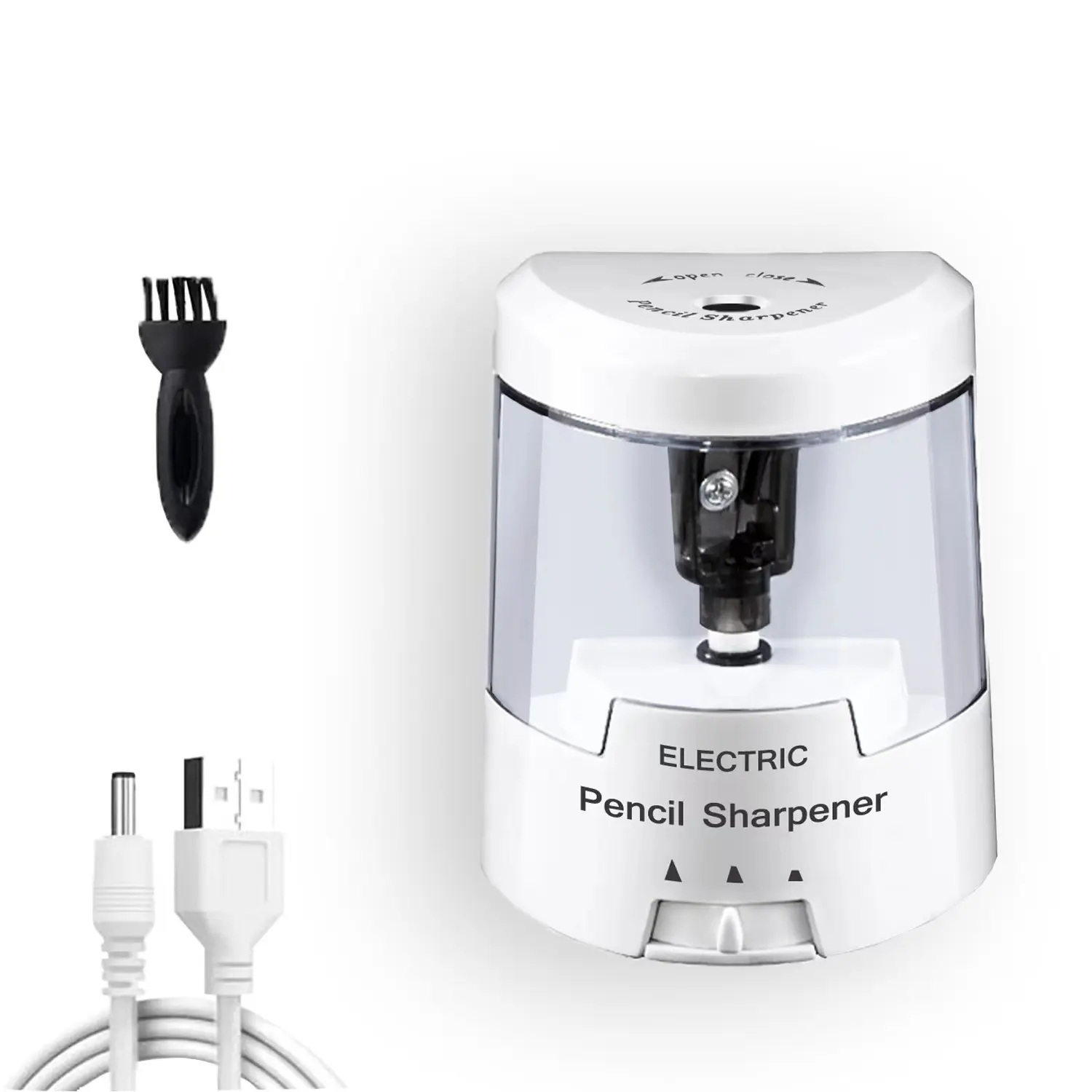 Zankocat Electric Pencil Sharpener, Battery (Not Included) USB Powered Small Portable for NO.2 and Colored Pencils, Automatic and Durable for Classroom, Home, Office, 3 Different Sharpness Options