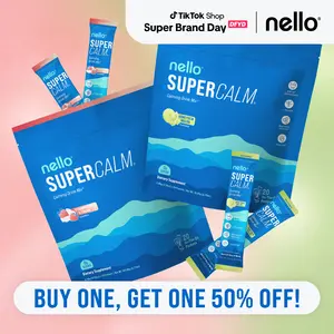 Nello Supercalm Best Selling Flavors Bundle (2-Pack): Calming Drink Mix with KSM-66 Ashwagandha Vitamin D3 Magnesium L-Theanine Supports Cortisol Balance Mood Sleep Helps Manage Stress, Wellbeing - Travel Packets 20 Servings Each