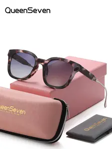 Queenseven Unisex Elegant Full Frame Polarized Sunglasses Uv400, Casual Style PC Material, All Seasons Wear, Fda Registered