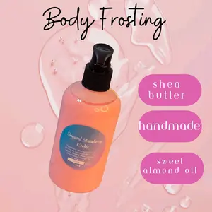 Create Your Own Shea Butter Body Lotion! Handmade Butter Body Frosting. All Natural Hand and Body Lotion Hydrating Moisturizer Lightweight