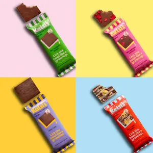 Kelsi's Brownie Batter Bites Sampler 4 Pack - No Gluten, No Dairy, No Refined Sugar, honey and dates only - Paleo Friendly