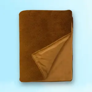 Threshold Faux Rabbit Fur Reversible Throw Blanket Neutral,Trending Cozy Decor,Luxurious Faux Fur,Reversible Warm Blanket,TikTok Hot Sale,Winter Home Essential