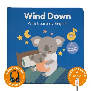 Cali's Books Wind Down (Rechargeable) - Bedtime Routine for Kids with Six Sensory Activities and Music