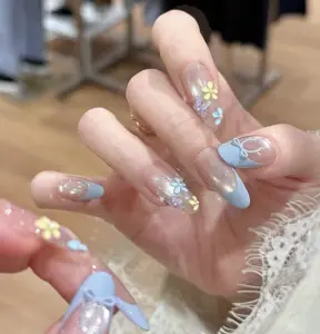 Cathy Depo_sit : handmade press-on nails selectable size and length random style beauty  nails