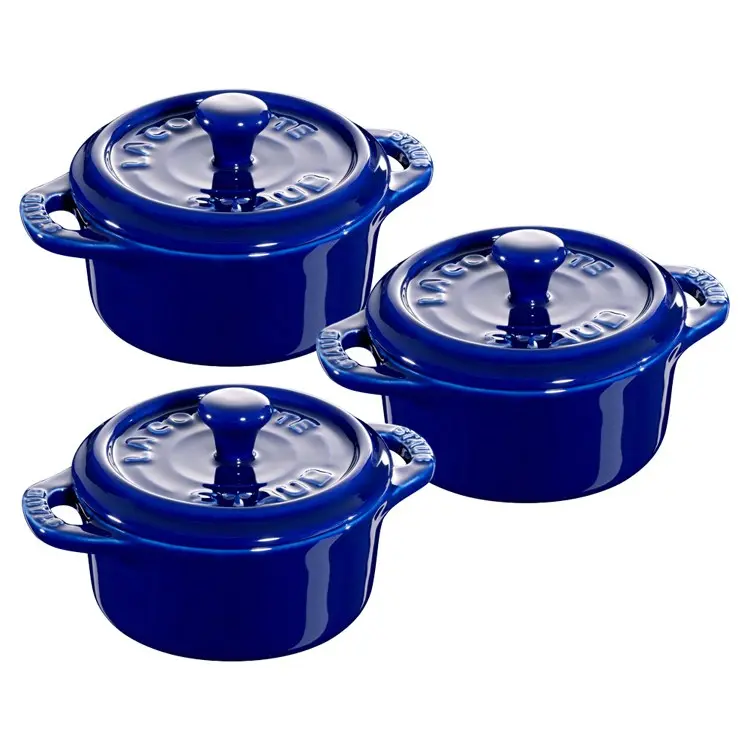 Staub Ceramique 3 Piece Cocotte Set
