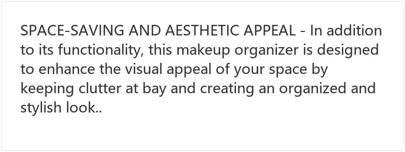 360° Rotating Makeup Organizer, Spinning Cosmetic Storage Rack with Adjustable Shelves, Space-Saving Vanity Organizer, Multicolor